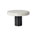 **Modern Round Terrazzo Coffee Table**