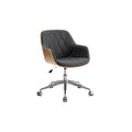 Contemporary Upholstered Office Chair with Swivel Base